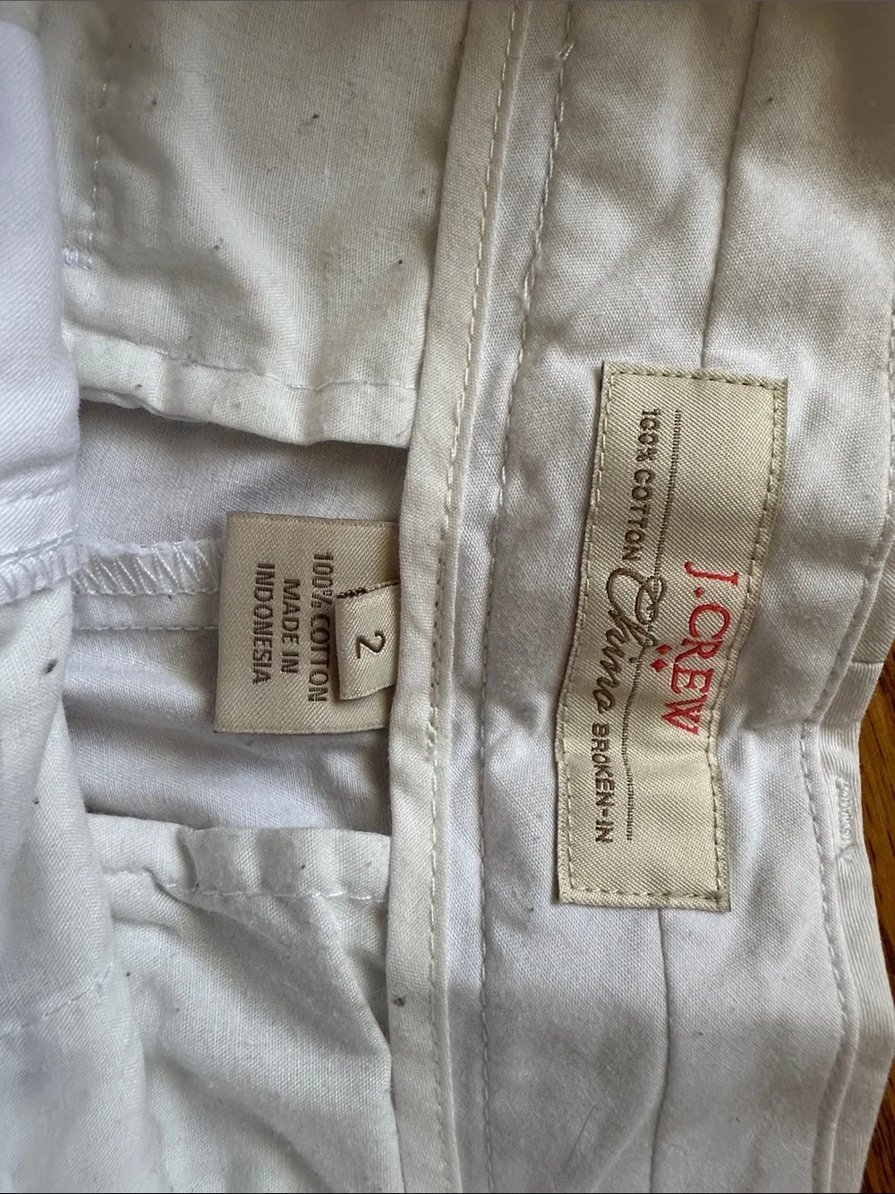 J. Crew White Cotton Bermuda Shorts